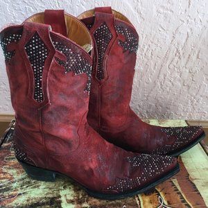 Old Gringo Porfina Red Cowgirl Boot Women's Size 8.5